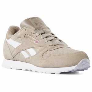 Reebok Classic Leather Turnschuhe Kinder - Beige - DE 580-ZLN